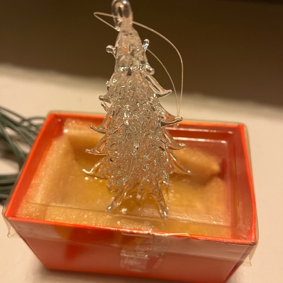 Vintage Christmas lights that work see pictures and a dainty glass Xmas ornament - Picture 5 of 11